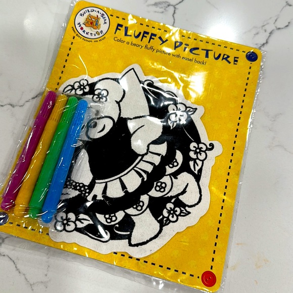 NWT Vintage Build a Bear Fluffy Picture - Picture 6 of 7